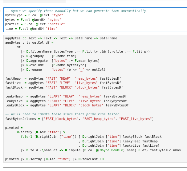 Join the different memory usages